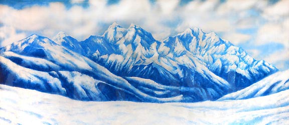 Frozen Backdrop Projections