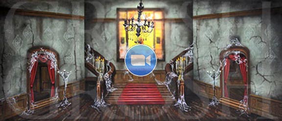 Addams Family Animated Backdrop Projections