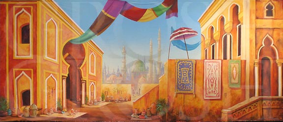 Backdrop Projection