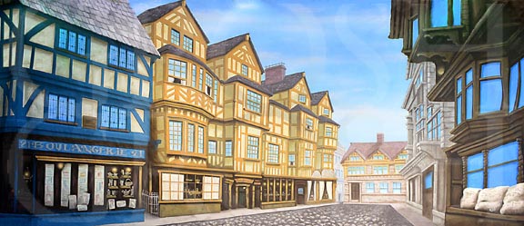 Charlie and the Chocolate Factory European Street Backdrop Projection