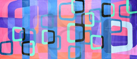 Hairspray Retro Backdrop Projection