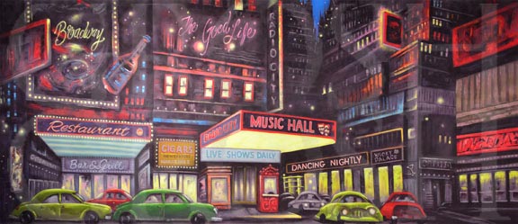 In the Heights Broadway Backdrop Projection