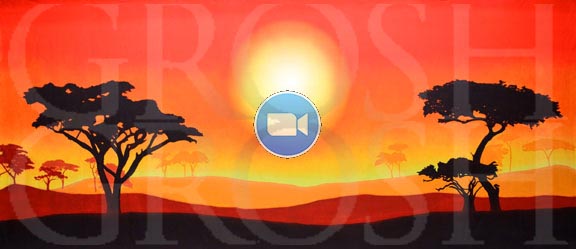 Lion King Animated Backdrop Projections