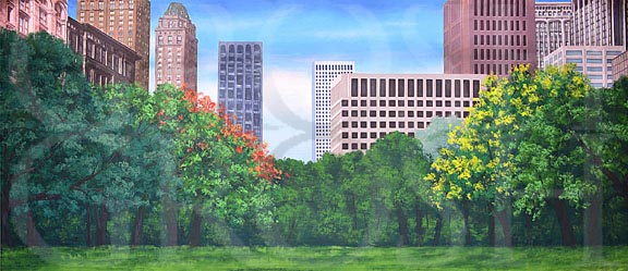 Backdrop Projection