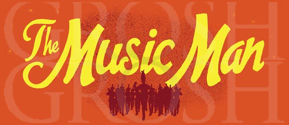 Music Man Backdrop Projections