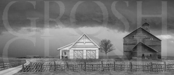 Wizard of Oz Kansas Farm Backdrop Projection