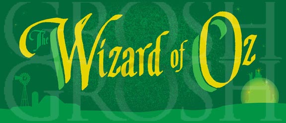 Wizard of Oz Show Curtain  Backdrop Projection